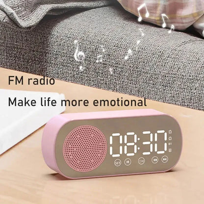 Bluetooth Speaker and FM Radio Digital Alarm Clock