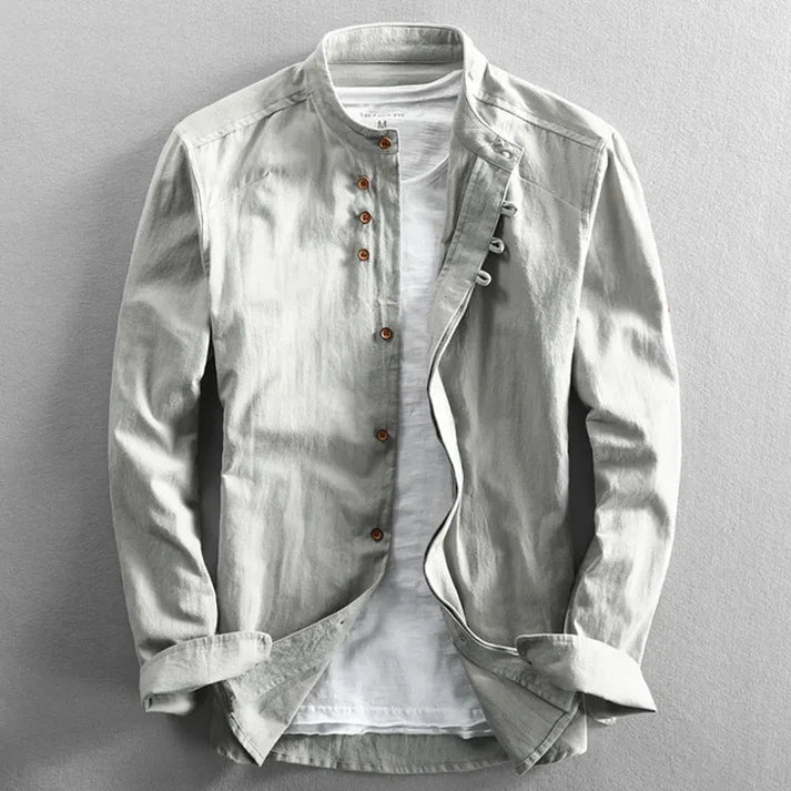 Dragon Print Japanese Shirt for Men