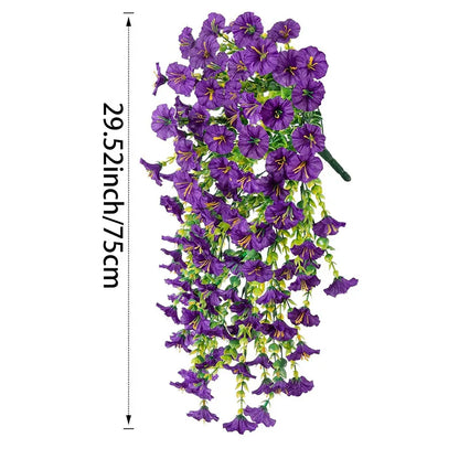 Artificial Flower Garland - 75 cm Length - Wall & Outdoor Decoration for Garden & Wedding