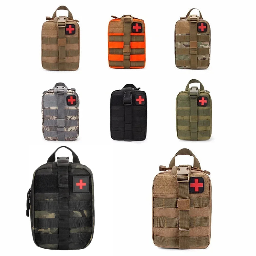 First Aid Bag - Durable, MOLLE-Compatible & Weatherproof for Outdoor Use
