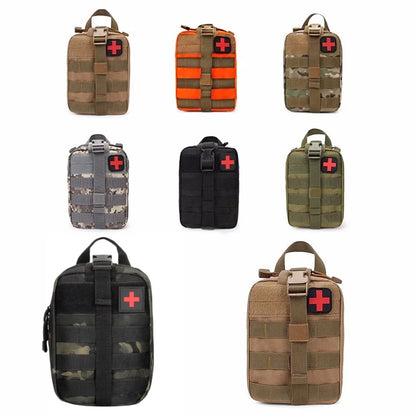 First Aid Bag - Durable, MOLLE-Compatible & Weatherproof for Outdoor Use