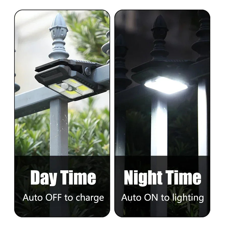 Solar LED Light with USB-C and Motion Sensor – Weatherproof IP65