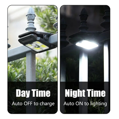 Solar LED Light with USB-C and Motion Sensor – Weatherproof IP65