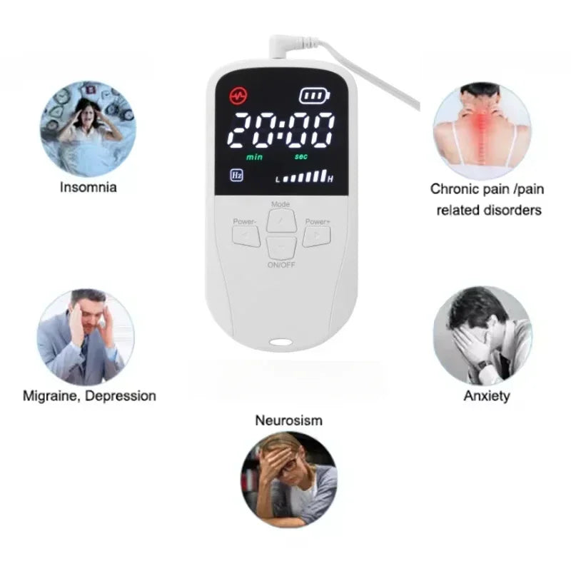 Battery-Operated Ear Clip Stimulator with 30-Minute Timer