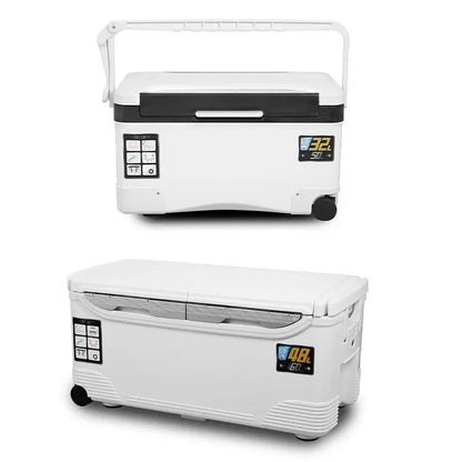 Fishing Cooler Container with Air Vents for Extended Cold Retention