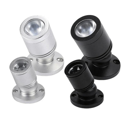 Mini LED Spotlight | USB Powered | 1W/3W | Warm/Cool White | Aluminum