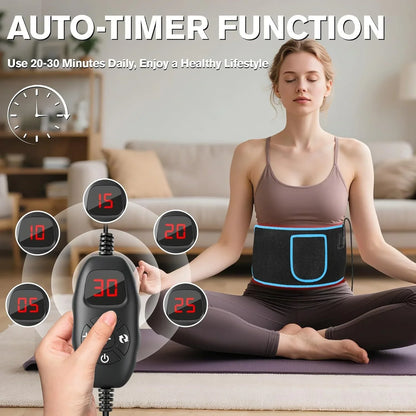 Infrared Waist Wrap with Red Light Therapy – 660nm 850nm for Pain Relief and Recovery