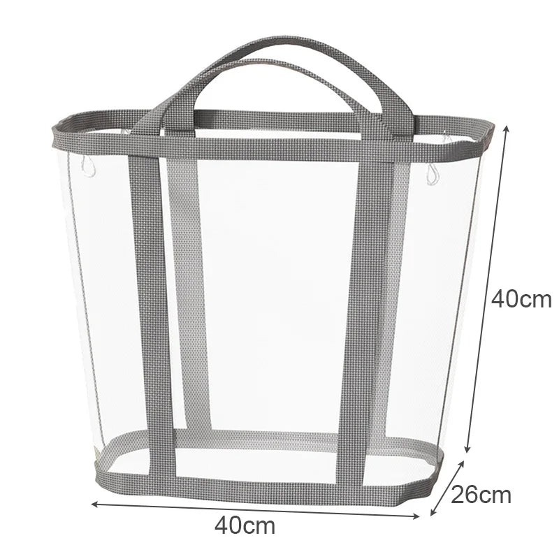 Collapsible Laundry Basket in Air Nylon