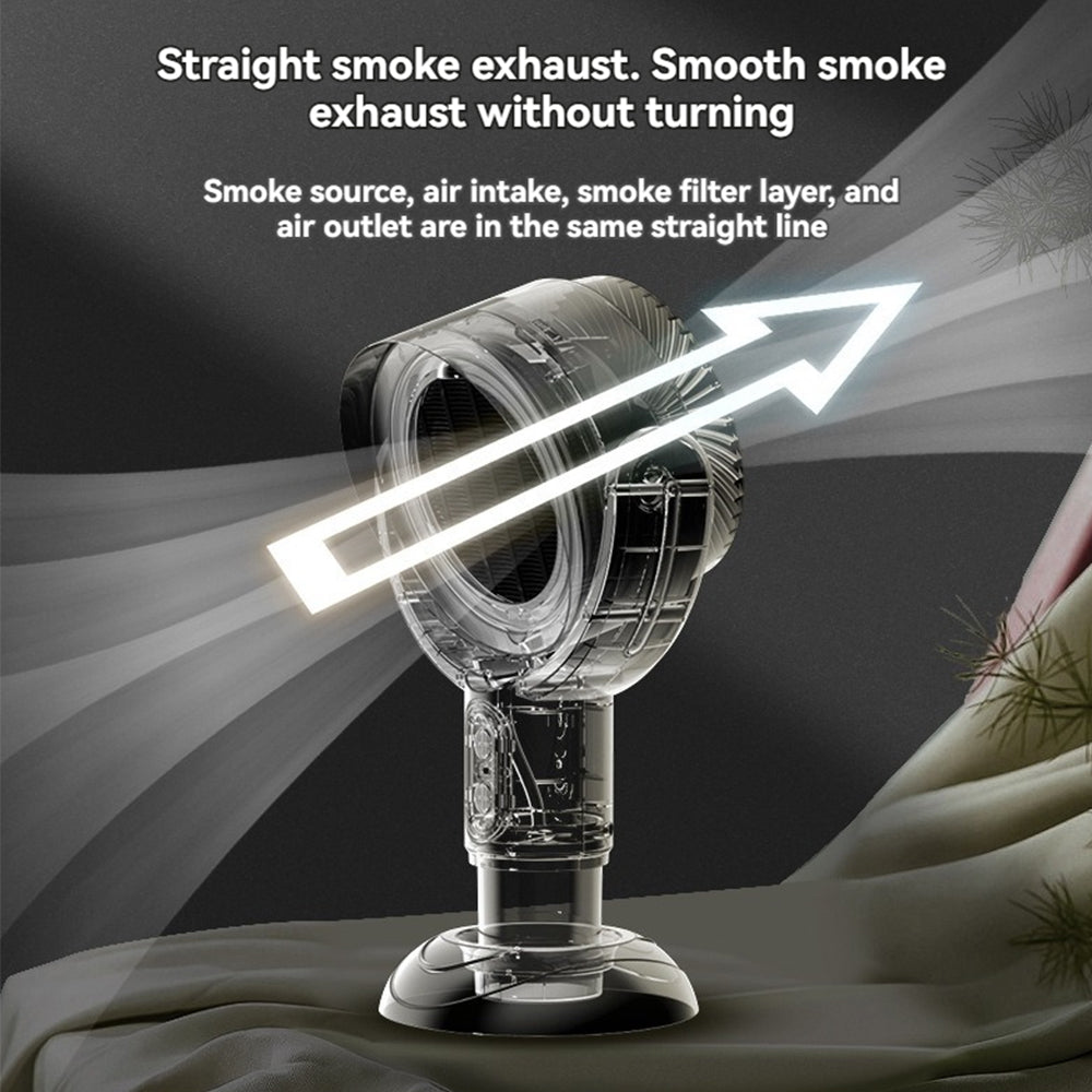 Portable Air Purifier Fan with Ion Technology and USB Charger