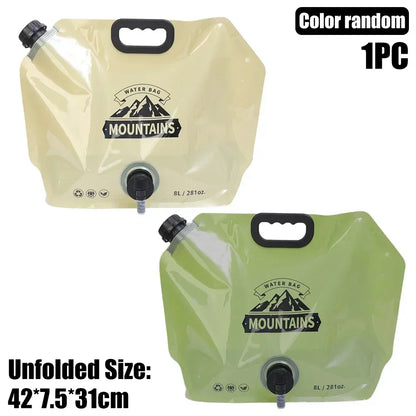 Collapsible Water Carrier Bag with Spout | Compact Design for Outdoor Use