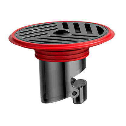 Compact Floor Drain with Backflow Protection – Stainless Steel & Silicone for Bathroom, Shower, and Kitchen
