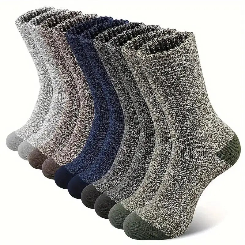 Unisex Merino Wool Hiking Socks - Extra Warm, Sizes 38-46