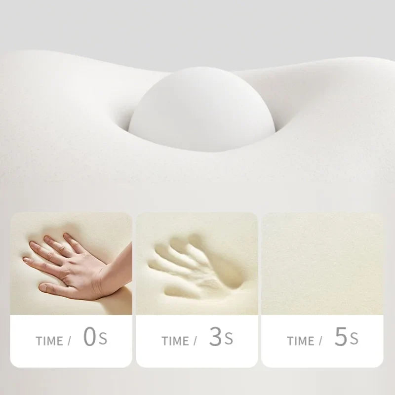 Office and Car Cushion with Back Support – 17.3 x 16.5 x 12.6-Inch Memory Foam