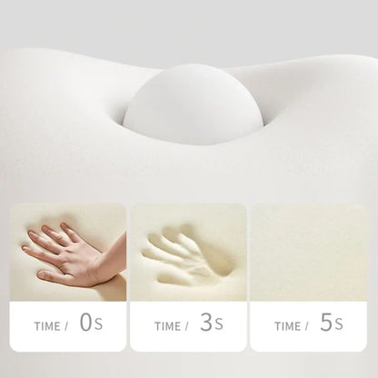 Office and Car Cushion with Back Support – 17.3 x 16.5 x 12.6-Inch Memory Foam