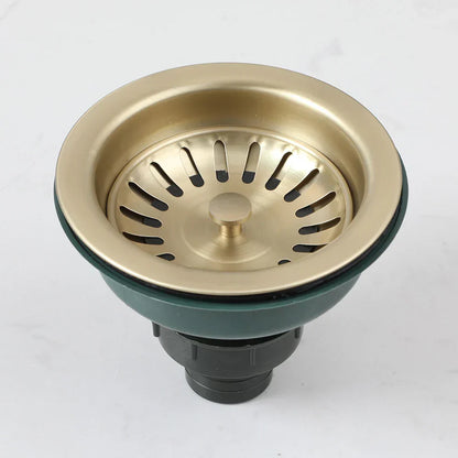 Stainless Steel Sink Strainer with Odor Filter – Pop-Up Stopper & Blockage Prevention Basket