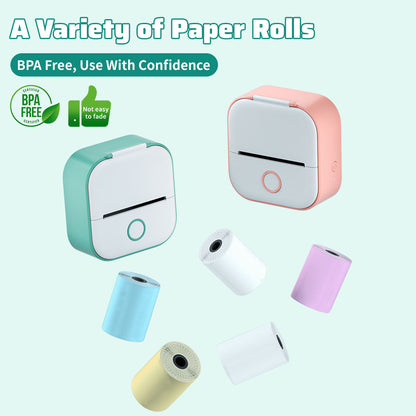 Compact Mini Photo Printer – Ink-Free Thermal Printing for On-the-Go