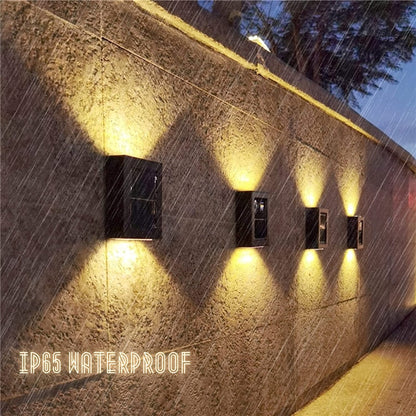 LED Solar Wall Light | Warm White | Wireless & Energy Efficient | IP65