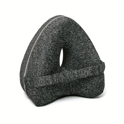Ergonomic Knee Pillow for Side Sleepers – Memory Foam Leg Spacer with Washable Cover and Elastic Strap