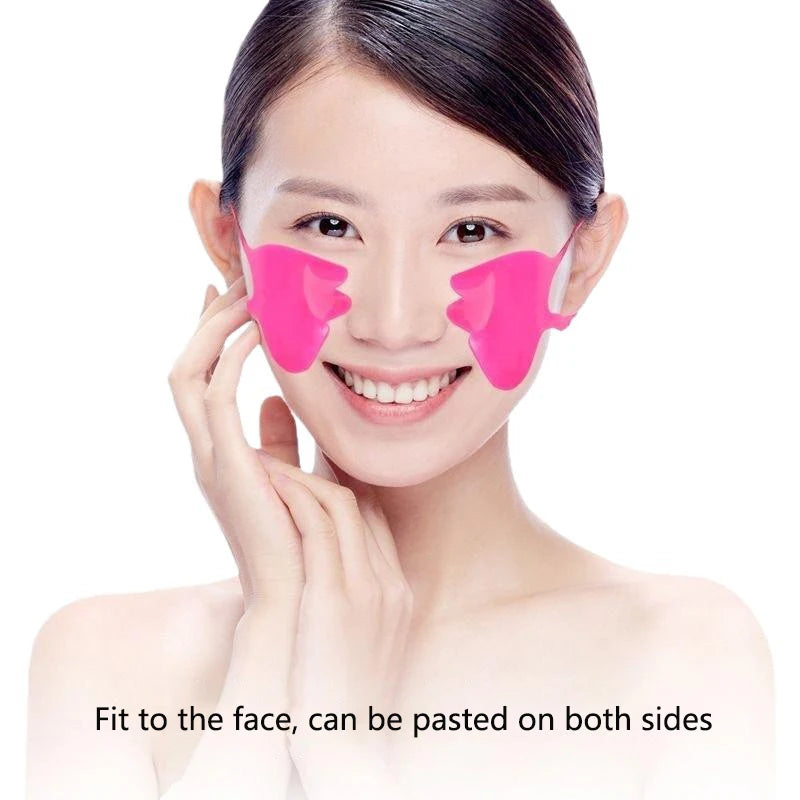 1/2pcs Anti Wrinkle Patches Reusable Silicone Facial Lifting Pads Improve Nasolabial Fold Prevent Face Skin Sag Skincare Tools