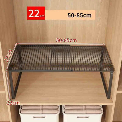 Expandable and Stackable Closet Shelf | Adjustable Steel Divider