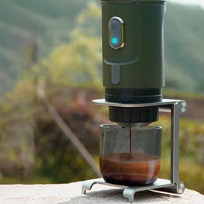 Wireless 15-Bar Coffee Maker – Portable Espresso Machine for Nespresso, Dolce Gusto & Ground Coffee – Brew Hot or Cold Anywhere