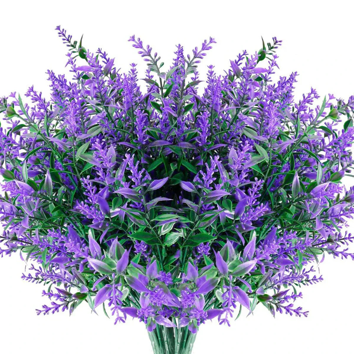 Artificial Lavender Plant Set | 12 Lavender Stems | Low Maintenance & Realistic Look | Ideal for Decor & Events