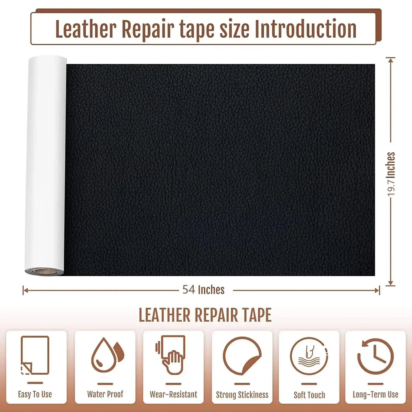 Leather Repair Sticker - Easy Restoration for Furniture and Accessories