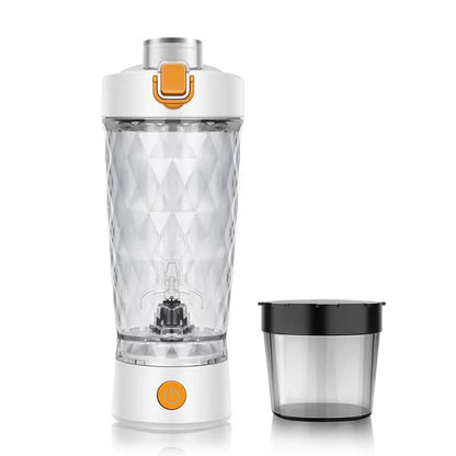 Self-Cleaning Electric Shaker Bottle with Built-in Powder Storage, USB-C