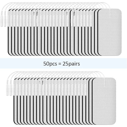 Therapeutic TENS Gel Electrode Pads - Muscle Stimulator Massage Patches for Physiotherapy Relief