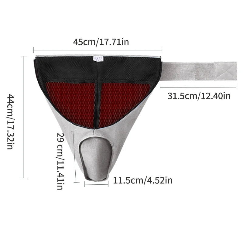 Adjustable Heated Foot Wraps with Vibration and Red Light – 3 Heat Settings, 3 Massage Options, Available as Single or Pair