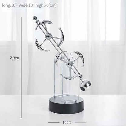 Spinning Perpetual Motion Pendulum Decorative Accent