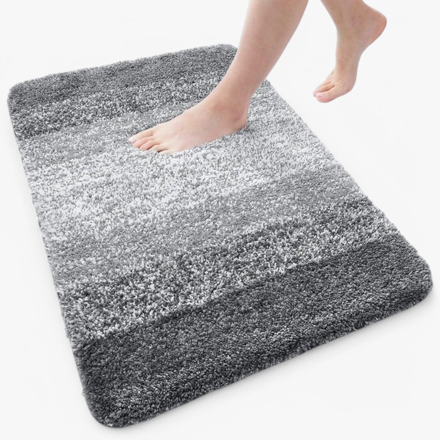 Soft Microfiber Bath Mat with Non-Slip Design for All Bathrooms