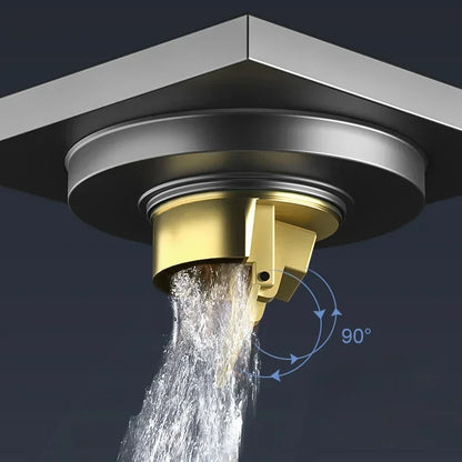 Square Stainless Steel Floor Drain - AquaShield Design