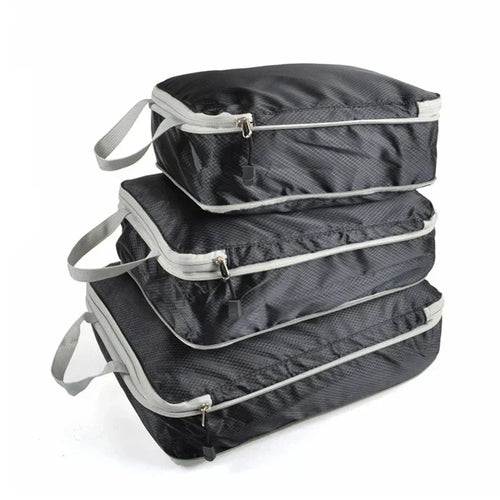 Ultimate Travel Compression Cubes for Efficient Packing - 3 Pack