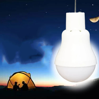 Solar LED Light with USB and Battery for Garden, Tent, and Emergency