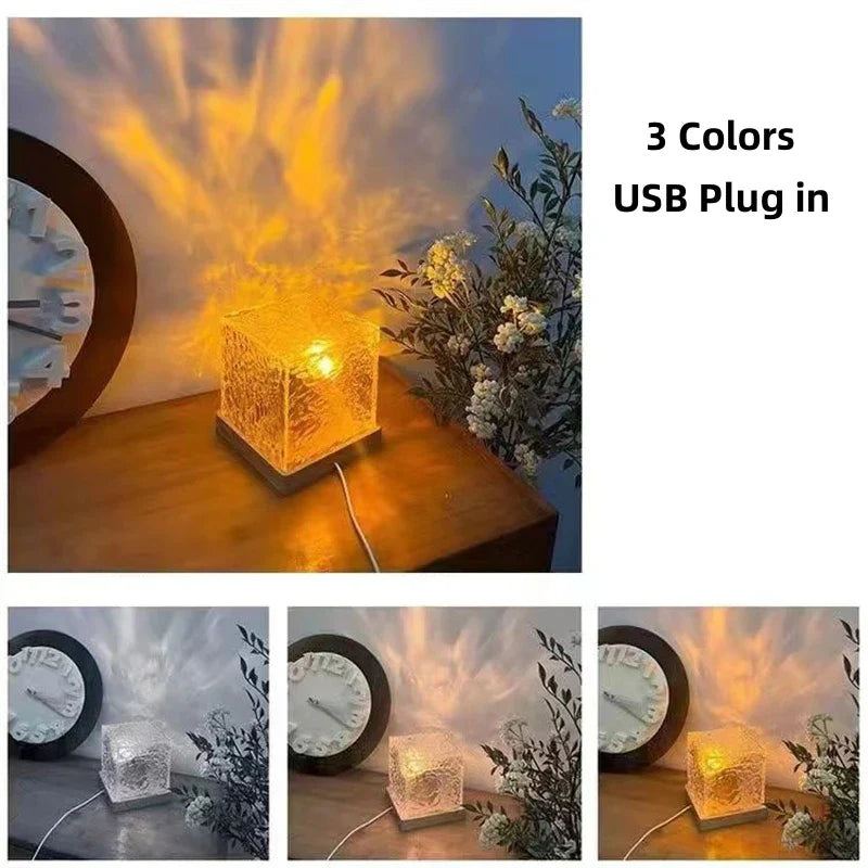 Glow Lamp with Aurora Effect
