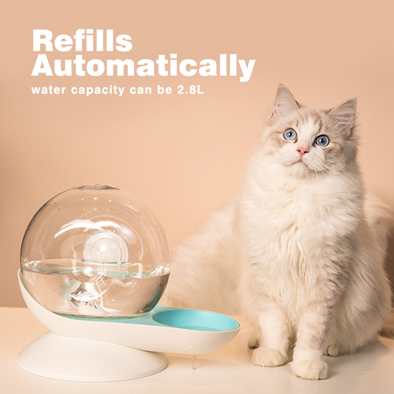 Automatic Pet Water Fountain with Stainless Steel Tank for Cats and Dogs