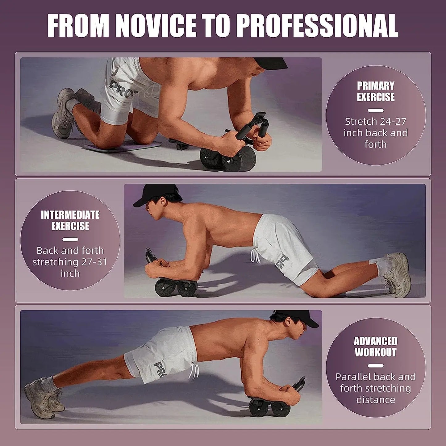 Core Shaper Pro - Versatile Ab Roller for All Levels