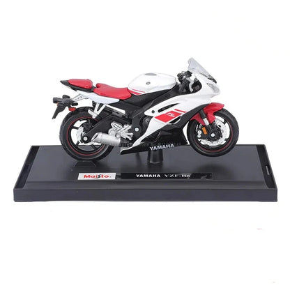 1:18 Scale Diecast Sportbike Model - Yamaha R6 Alloy Motorcycle Replica for Kids