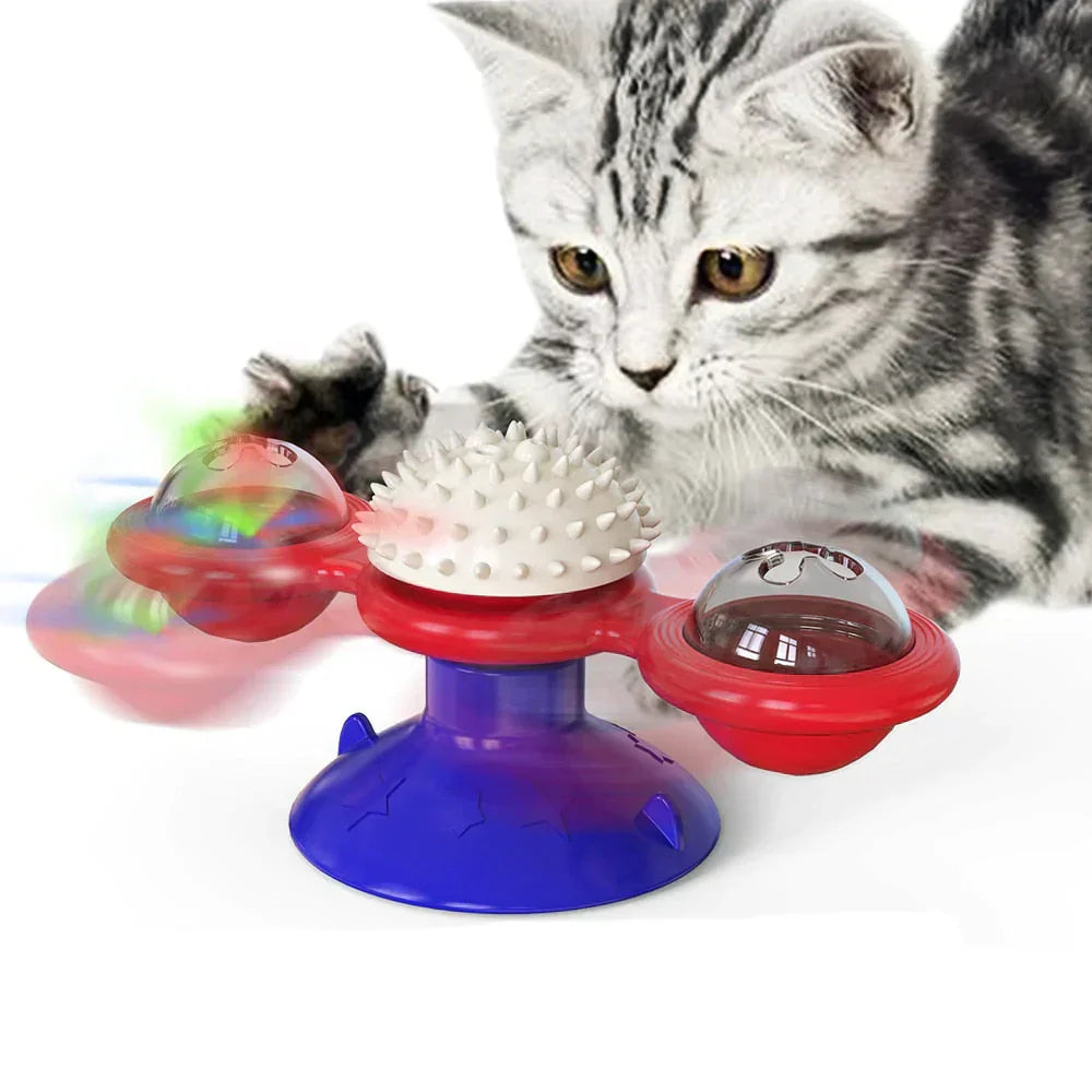 Windmill Cat Toy – WhirlPlay Interactive Plaything