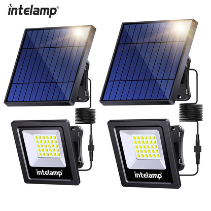 Solar LED Spotlight Set | 1200 Lumens | Pack of 2 | Weatherproof & Adjustable