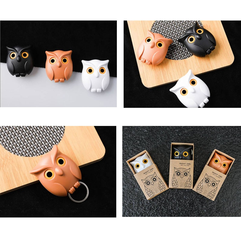 Charming Animal Keychain Organizer Hook with Magnetic Design