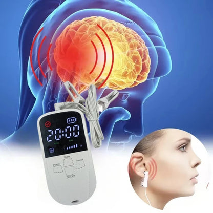 Battery-Operated Ear Clip Stimulator with 30-Minute Timer