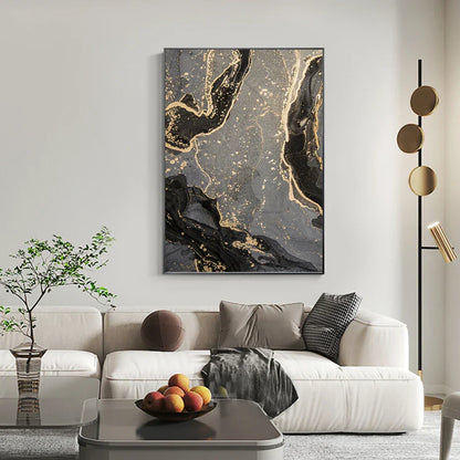 Elegant Liquid Marble Art Canvas for Contemporary Spaces