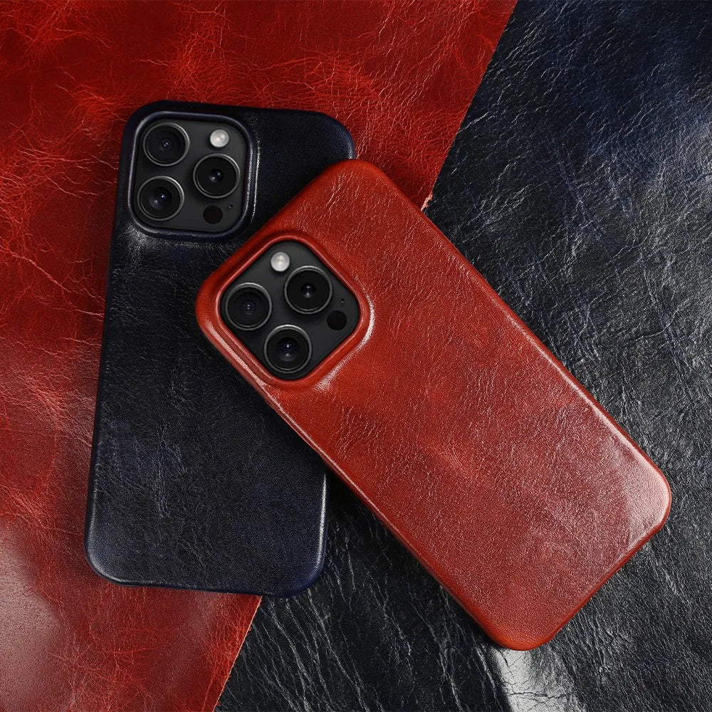 Handcrafted Genuine Leather Case for iPhone