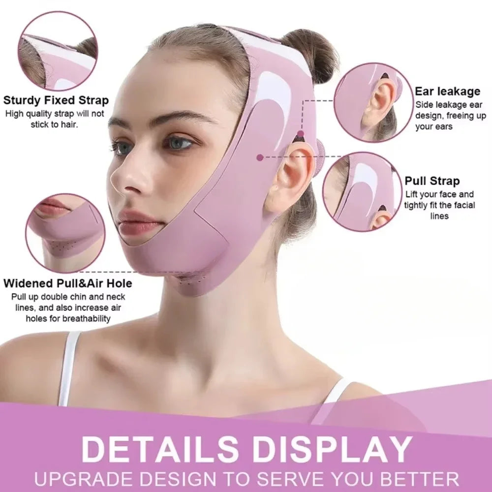 V-Lifting Face Mask – Breathable & Skin-Friendly, Elastic Design