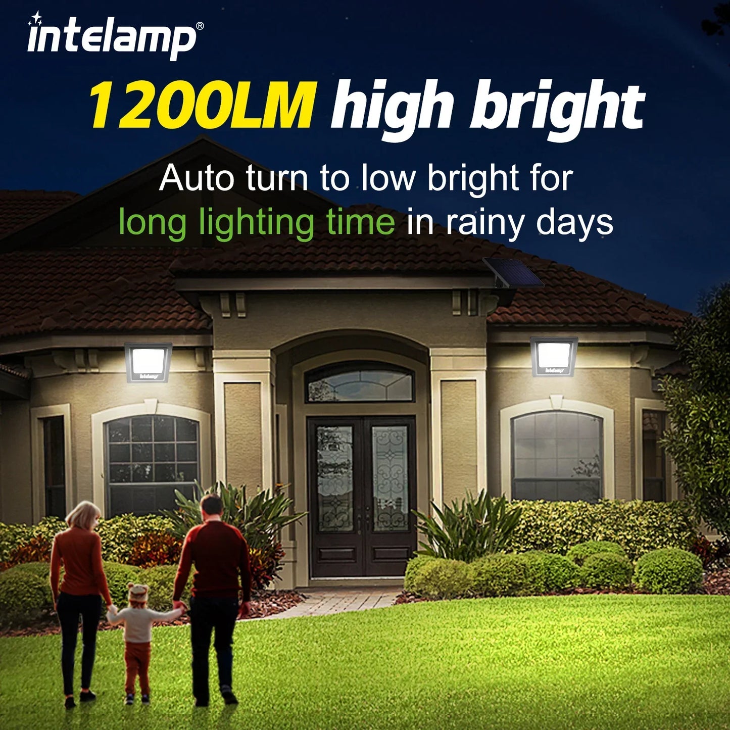 Solar LED Spotlight Set | 1200 Lumens | Pack of 2 | Weatherproof & Adjustable