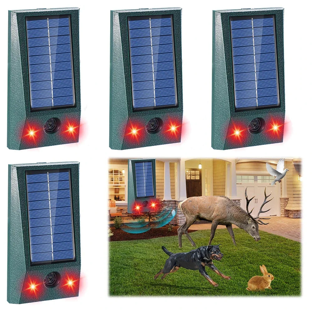 Ultrasonic Bird Repeller – Solar Powered & Weather Resistant