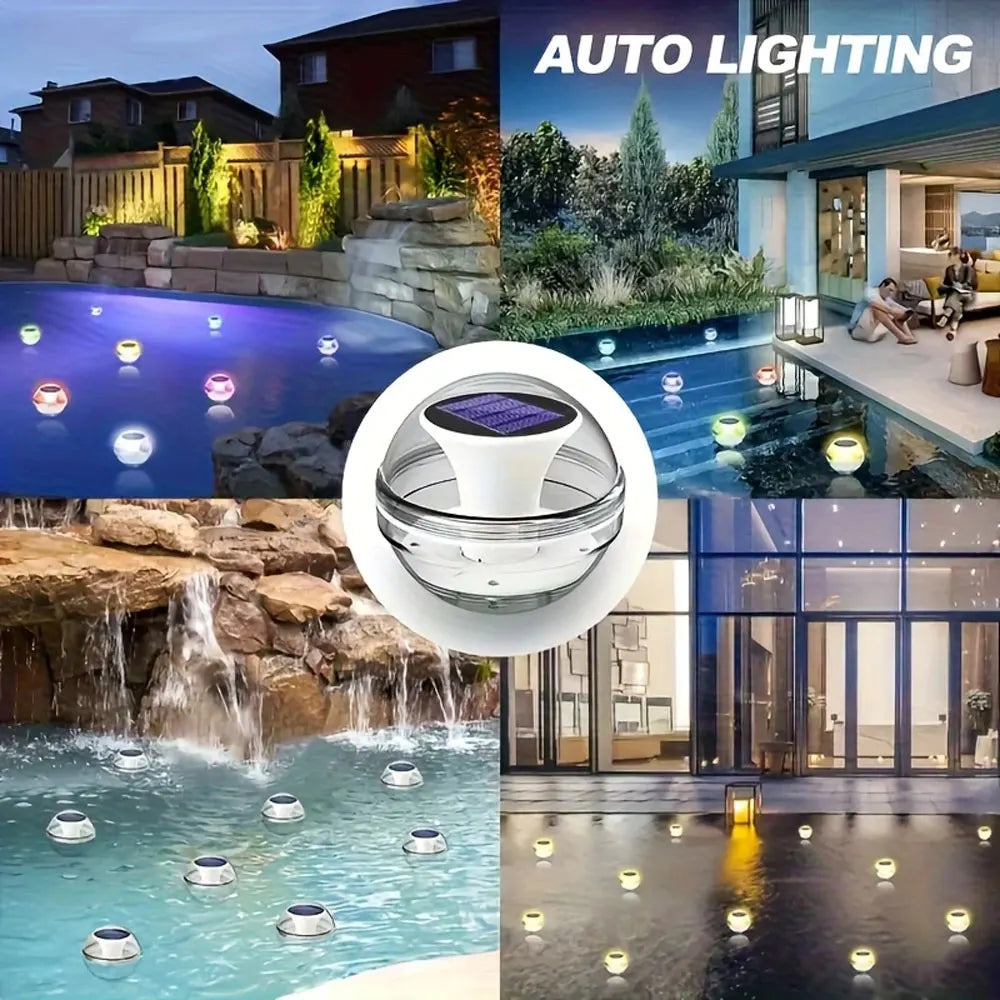 Solar LED Floating Ball Light | RGB Color Changing | Waterproof IP65 | 10 cm