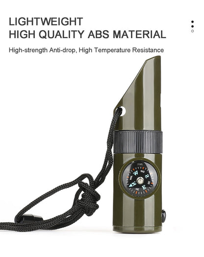 7-in-1 Compact Outdoor Camping Survival Tool